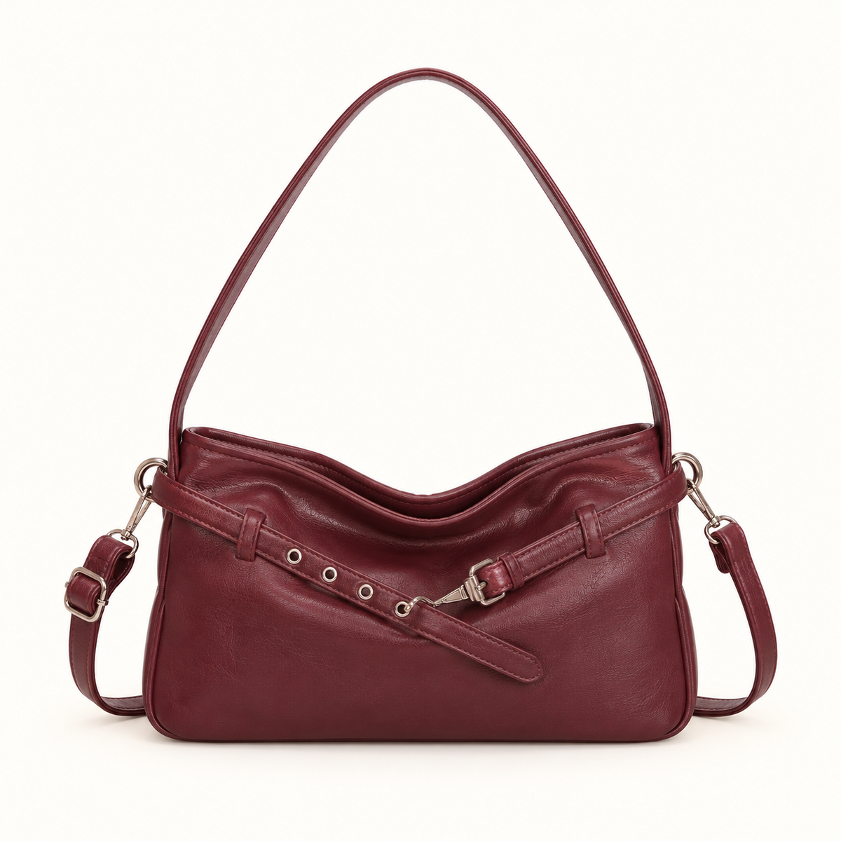 ALMA torba — Bordo, prednji prikaz