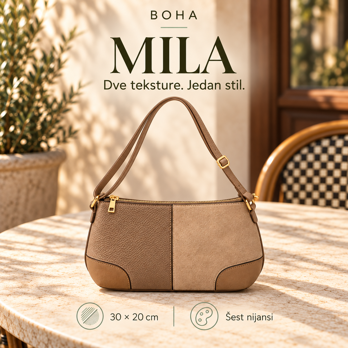 MILA — uvodna fotografija, 30 × 20 cm