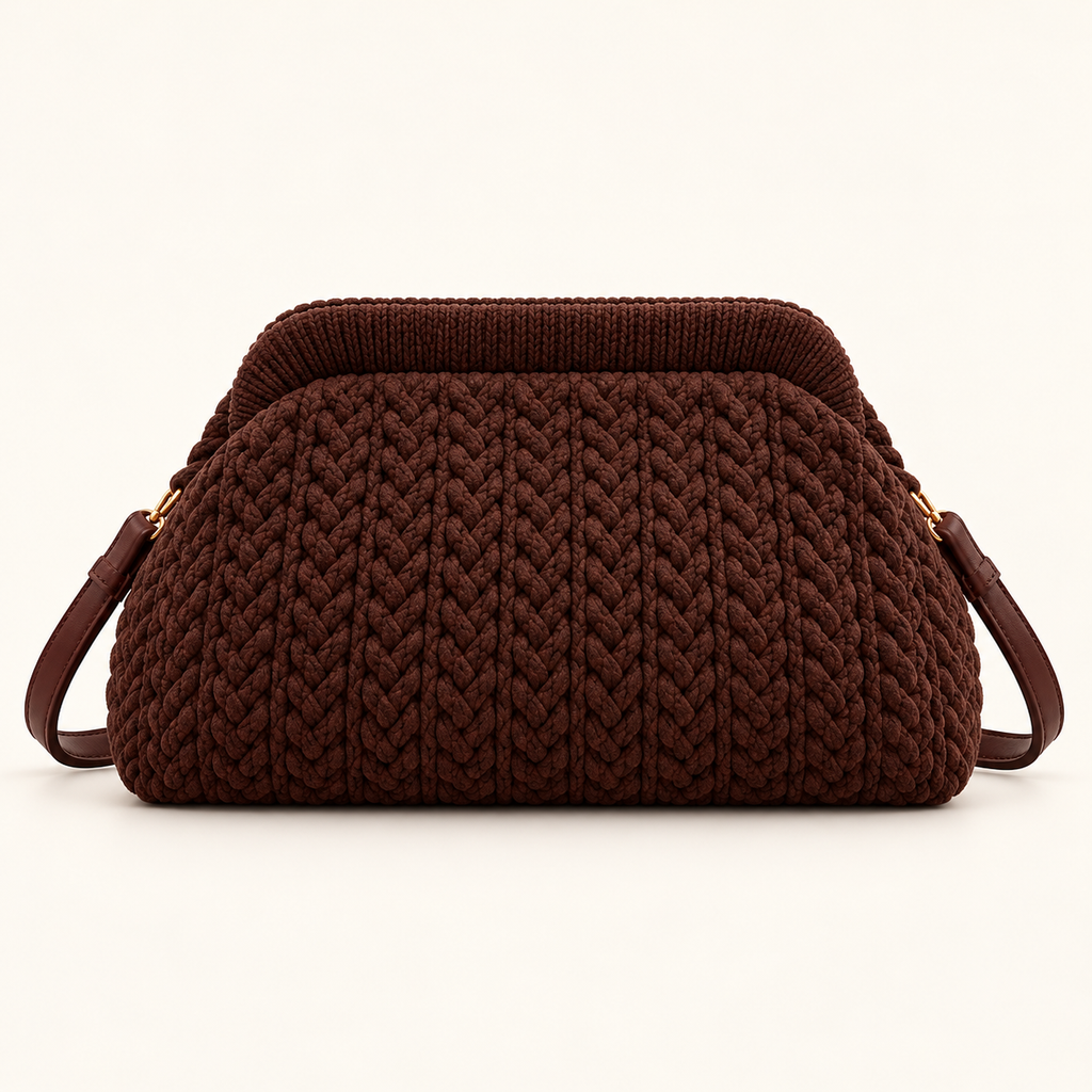 NOLA torba — Tamno braon, prednji prikaz