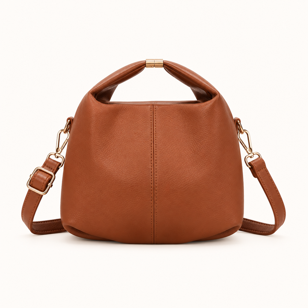 SIENA torba — Karamel, prednji prikaz