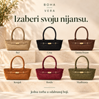 VERA — šest boja: bež, crna, tamno braon, konjak, bordo i maslinasta.