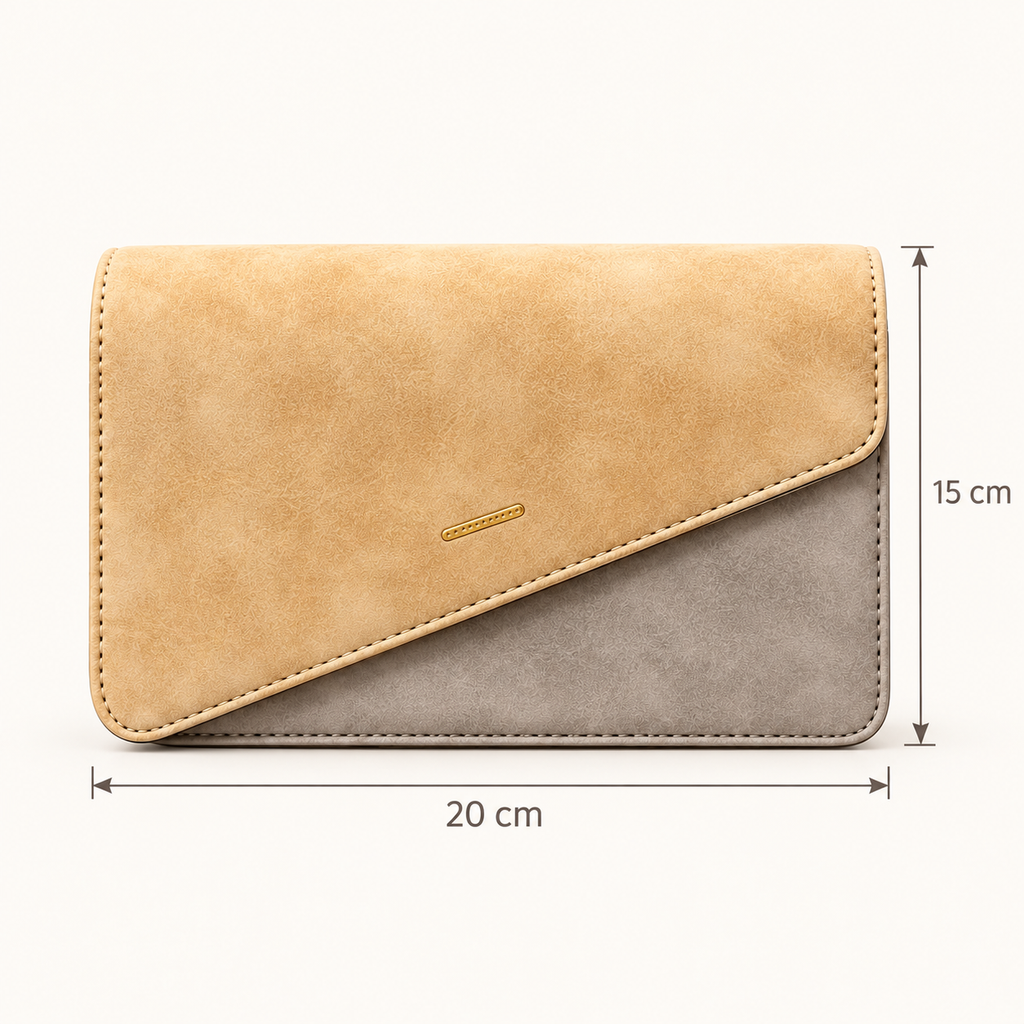 Dimenzije ELENA torbe–novčanika: širina 20 cm, visina 15 cm